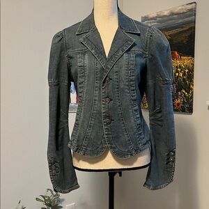 House of Dereon Fitted Jean Jacket